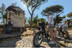 Appia Antica & Catacombs Rome: E-Bike Guided Tour with Private Transfer