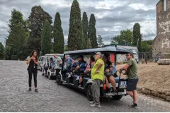Rome: Appian Way Golf Cart Charter with Driver